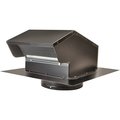 Master Flow Gooseneck Vent 7In Black Glv GNV7BL